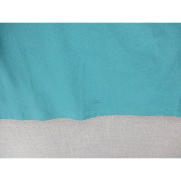 Old Navy Womens Aqua Sleeveless Tank Top XXL Petite 100% Cotton Made In Vietnam - Picture 3 of 9